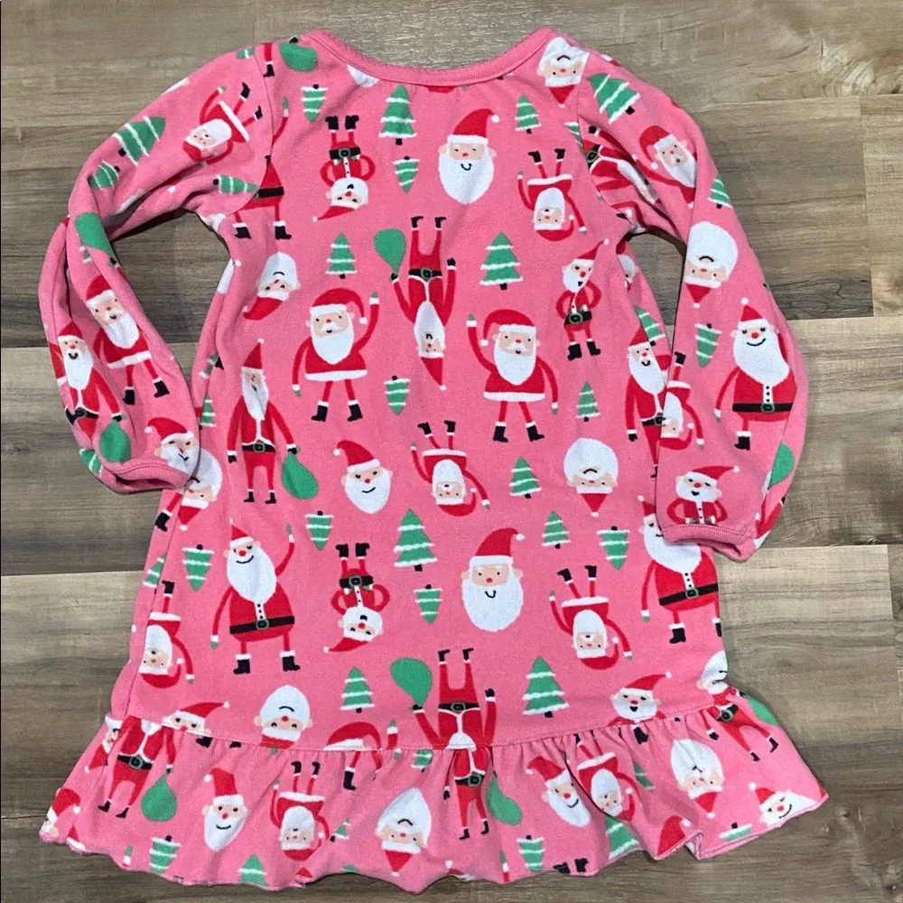 $1 - Carter's Pink Santa Nightgown